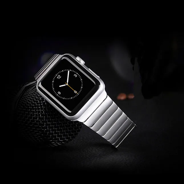 Ремешок для умных часов для APPLE Watch Series 4 ремешок для часов из нержавеющей стали 316L браслет для Apple Watch Series 1 2 3 Ремешки для наручных часов