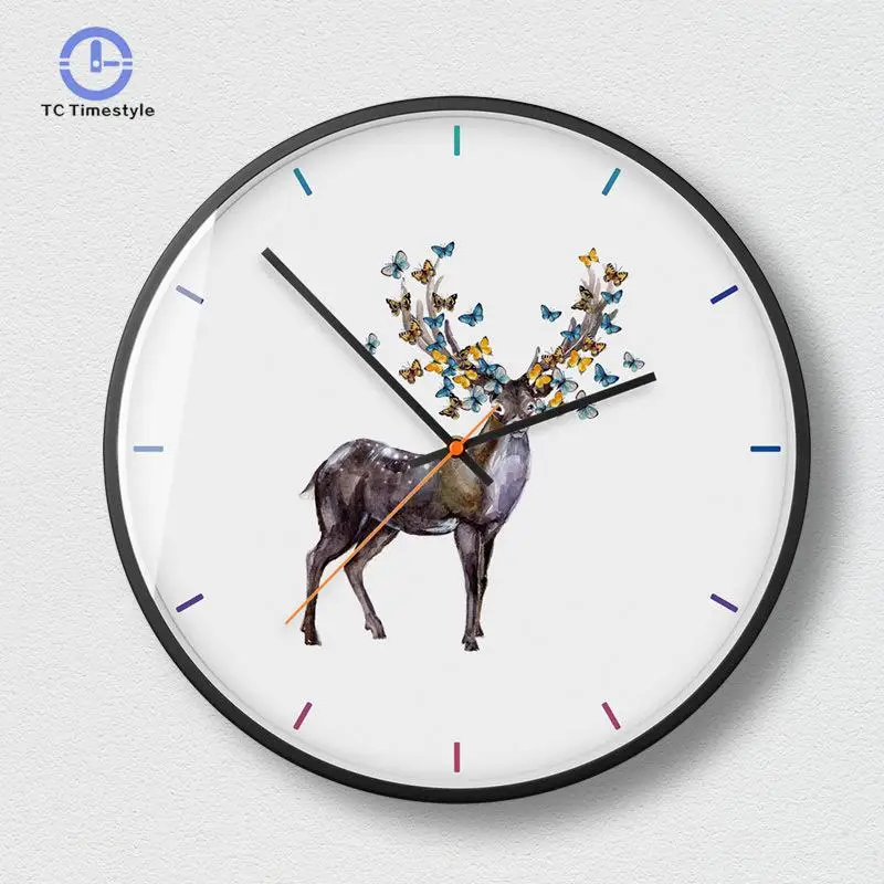 

Wall Clock Living Room Nordic Creative Wall Clocks Artist Simple And Stylish Home Decor Personality Mute Watches