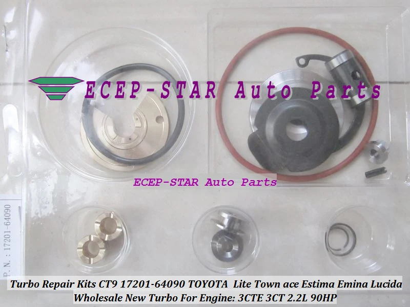 Turbo Repair Kits rebuild kit CT9 17201-64090 For TOYOTA HIACE HILUX Lite Ace LiteAce Town TOWNACE 1993-96 3CT 3C-T 2.2L | Автомобили и