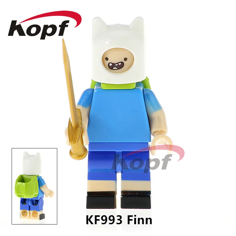 

DR.TOng Single Sale Super Hero Adventure Time Finn The Human Annabelle Bricks Collection Building Blocks Child Toys Gift KF993