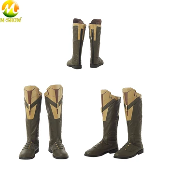 

The Avengers 3 Thanos Cospaly Boots Brown PU Leather Boots Cosplay Accessories Adult Men Shoes For Halloween
