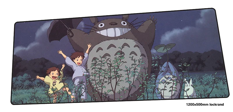 Tonari no Totoro коврик для мыши геймер на заказ 120x50 см Коврик для мыши notbook игровой коврик для мыши персональный Коврик для мыши стол для компьютера padmouse