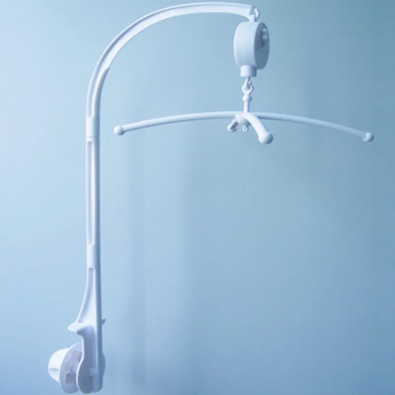 

Baby rattles crib mobiles toy Holder rotatit white hanging bell rotating crib mobile holder arm bracket wind-up music bed bell