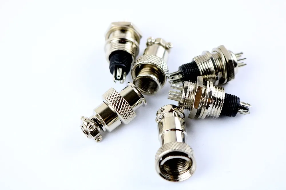 GX12 5P 5 M12 core aero plug socket aeronautical head коннектор|Соединители| |