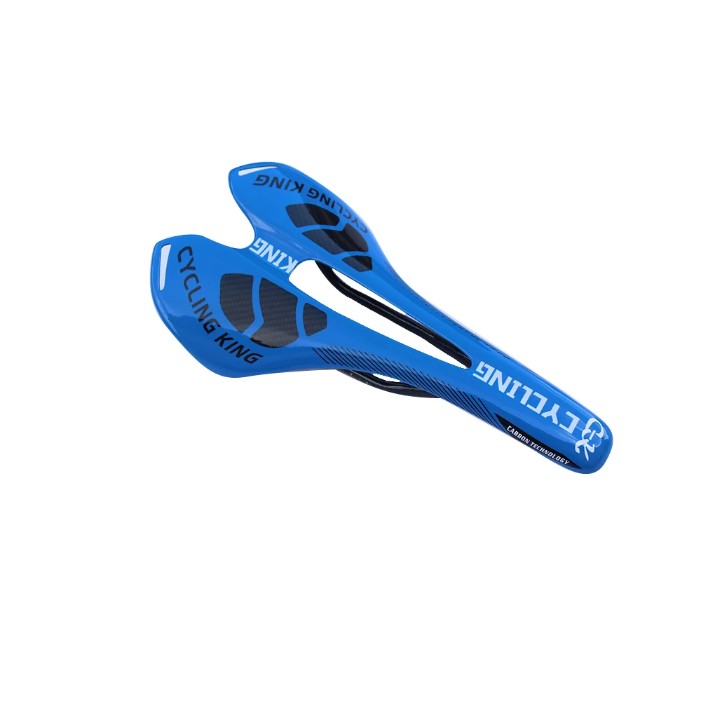 blue bike saddle