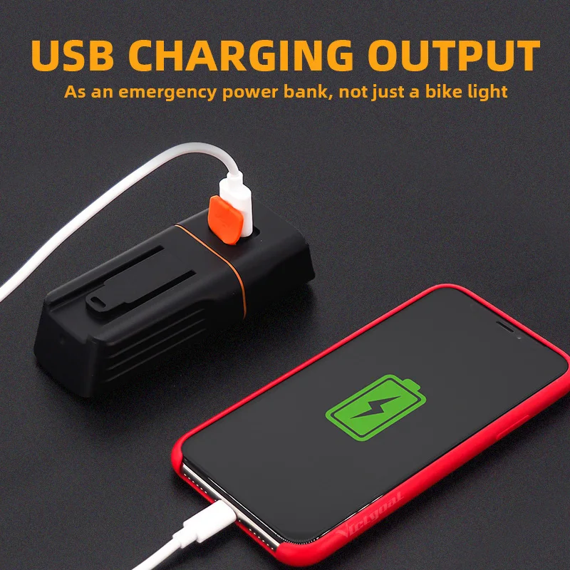 VICTGOAL LED Bike Light USB Rechargeable Bicycle Light Set Waterproof Cycling MTB Headlight & Taillight Flashlight for Bicycle