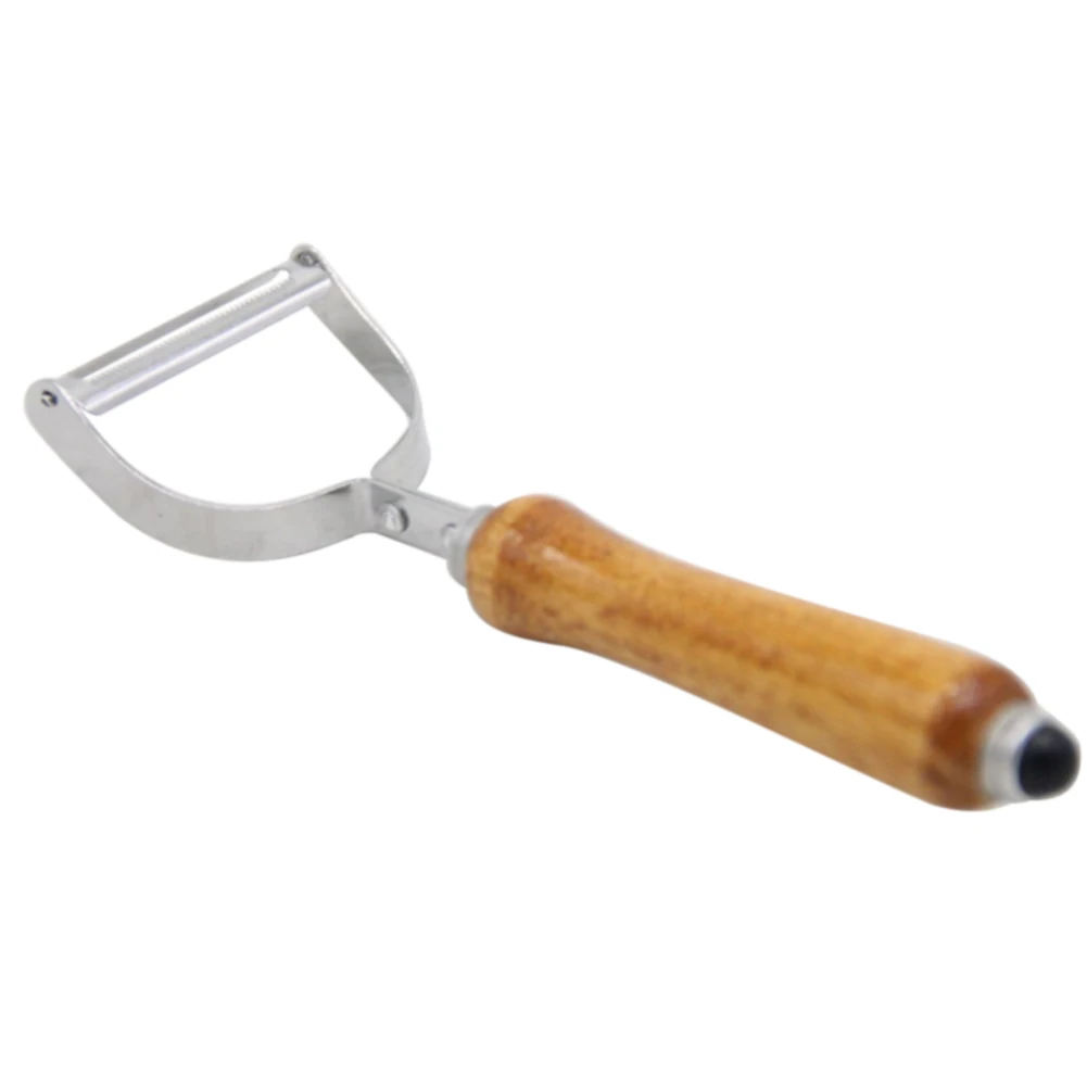 Portable Kitchen Manual Stainless Steel Wooden Handle Home Carrot Fruits Vegetables Quick Multi Use Practical Peeler Potato | Дом и сад