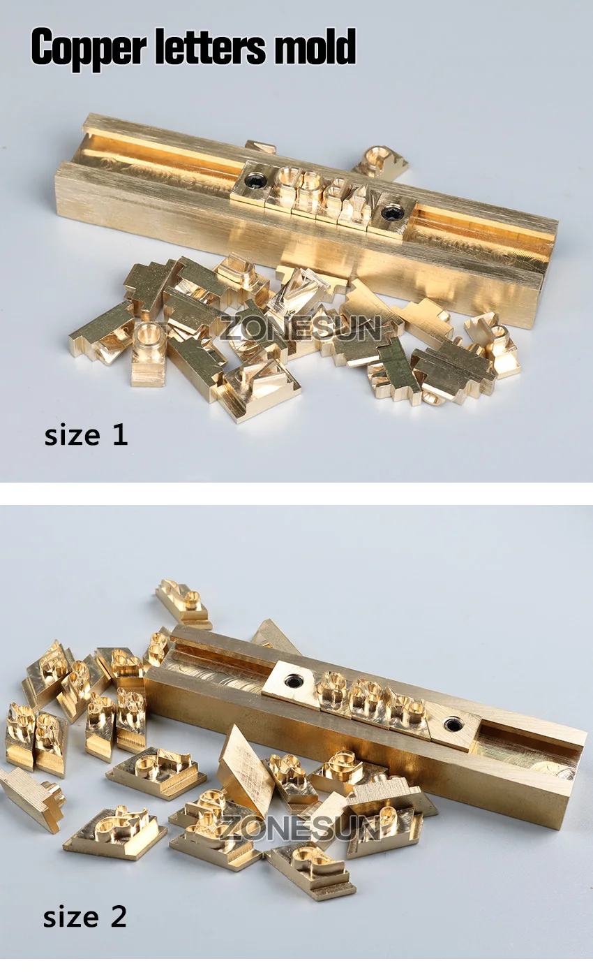 ZONESUN пользовательские латунный штамп DIY металлический алфавит, буквы, цифры, символ, кожа штампы для штамповки тяга инструмент бренд железная форма