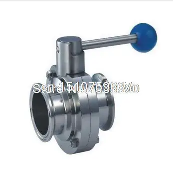 

Sanitary TriClamp Butterfly Valve, size:1.5" /1"/ 3/4", SS304 ,TC-Clamp