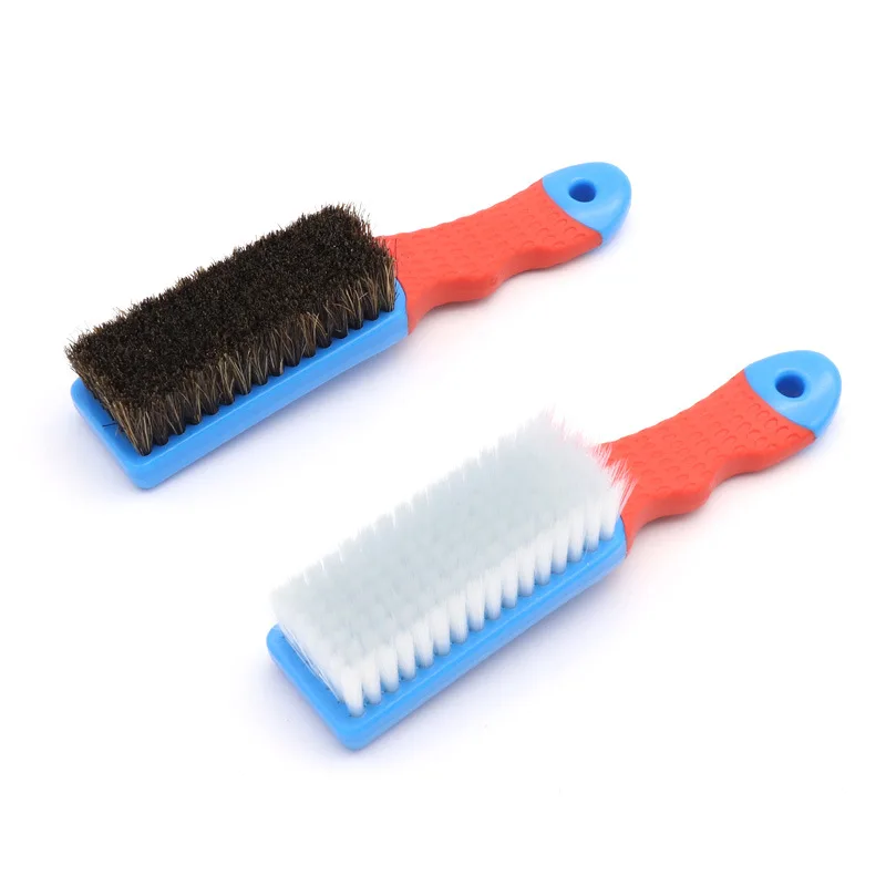 

URANN 1pcs two-color non-slip silicone handle wenwan bristle nanowire brush cleaning polishing Coloring of grouted piglet brush