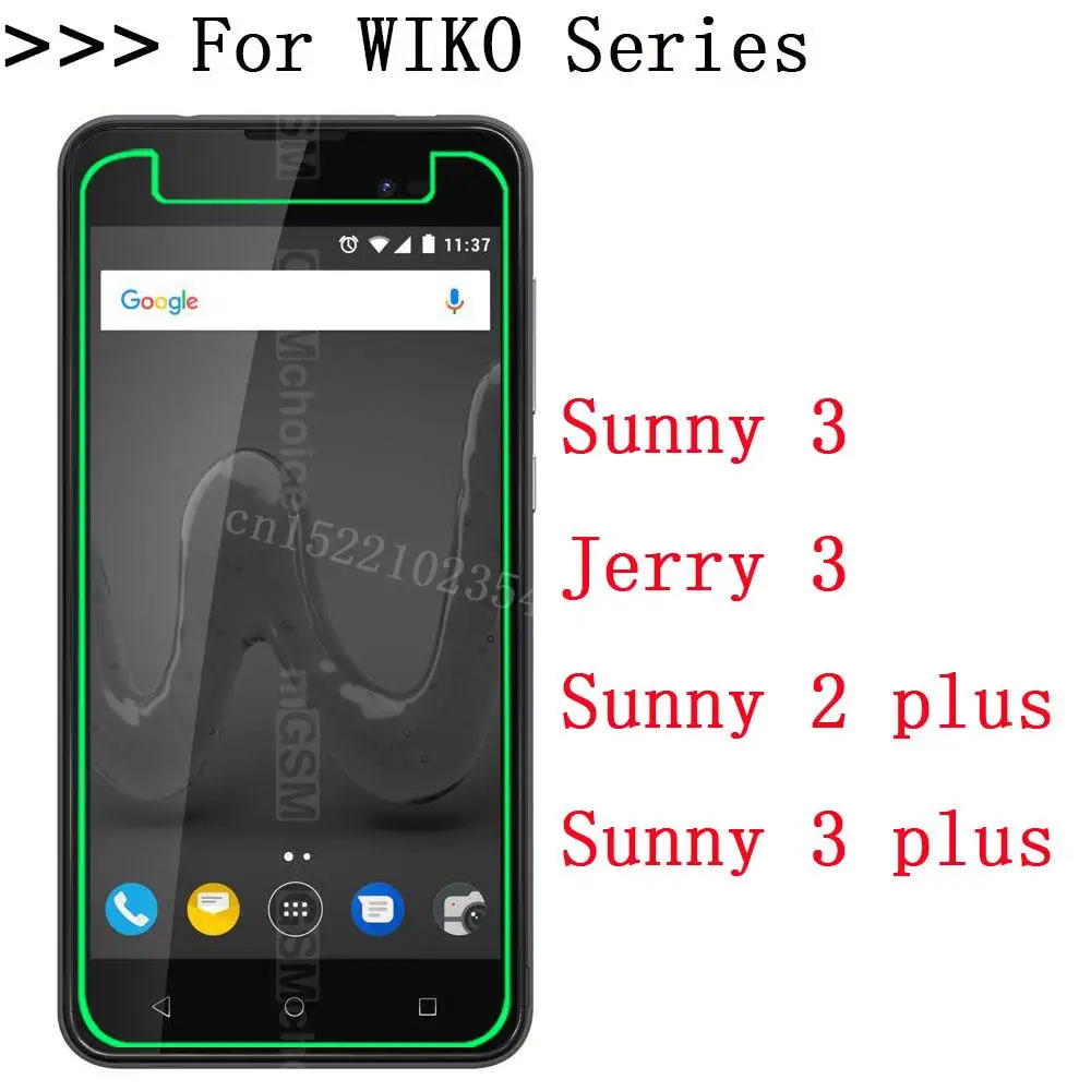 

Film Ultrathin Tempered Glass For Wiko Sunny 2 plus 3 plus Jerry 3 Screen Protector Phone Cover 5