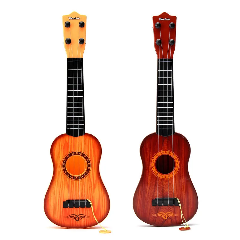 4 String Musical Plastic Ukulele Toy Children Educational Mini Guitar