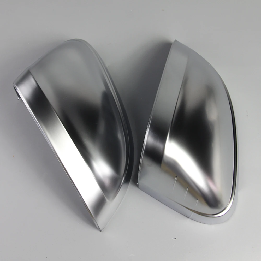 

1 Pair of Matte Chrome Car Auto Rearview Mirror Shell Cover Protection Cap for Audi B9 A4 A5 S4 2018 New
