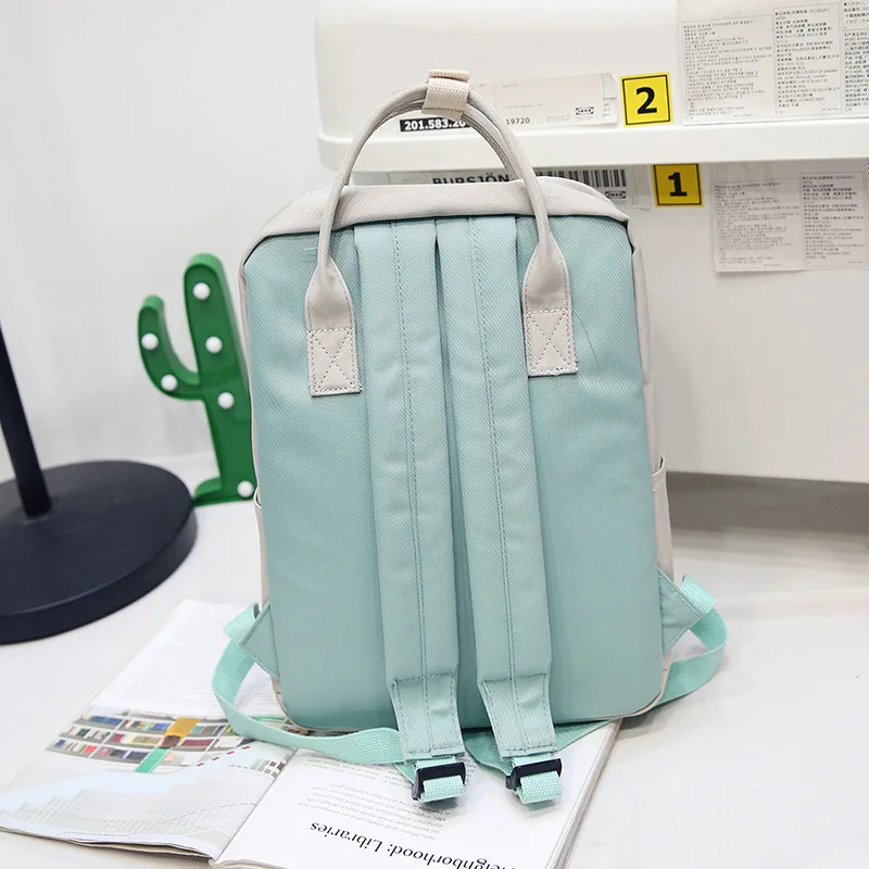 Mochila de lona Bacisco para mujeres de gran capacidad Mochila para adolescentes manejar mochilas rosas Mochila impermeable