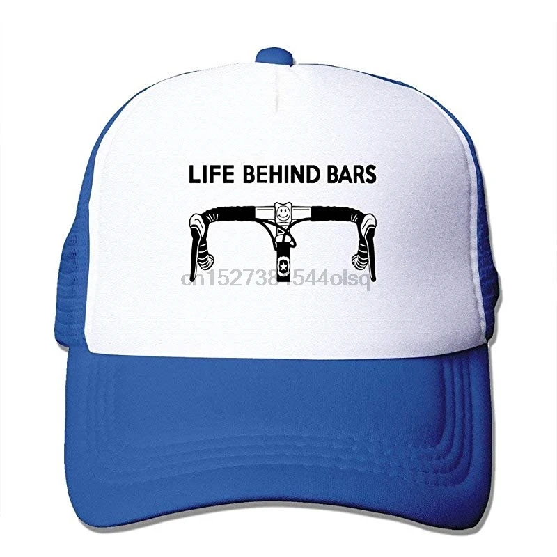 

Life Behind Bars Bicycle Cycling Bike Caps Unisex Sports Trucker Hat (Many Colors)