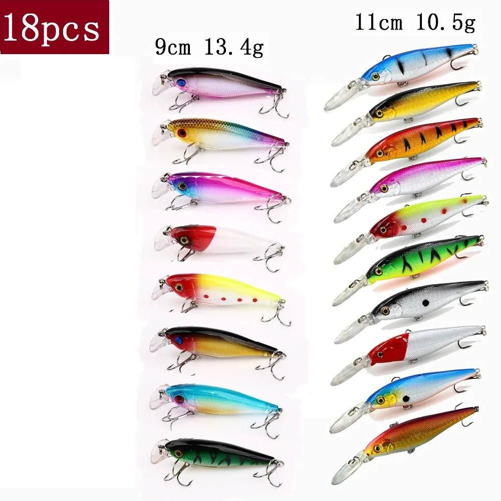 TUYA Fishing Lure Set Minnow Wobblers Trolling Crankbait Artificial Bait Floating Wobbler Cranks Bionic Fish Rolling Hard Lure