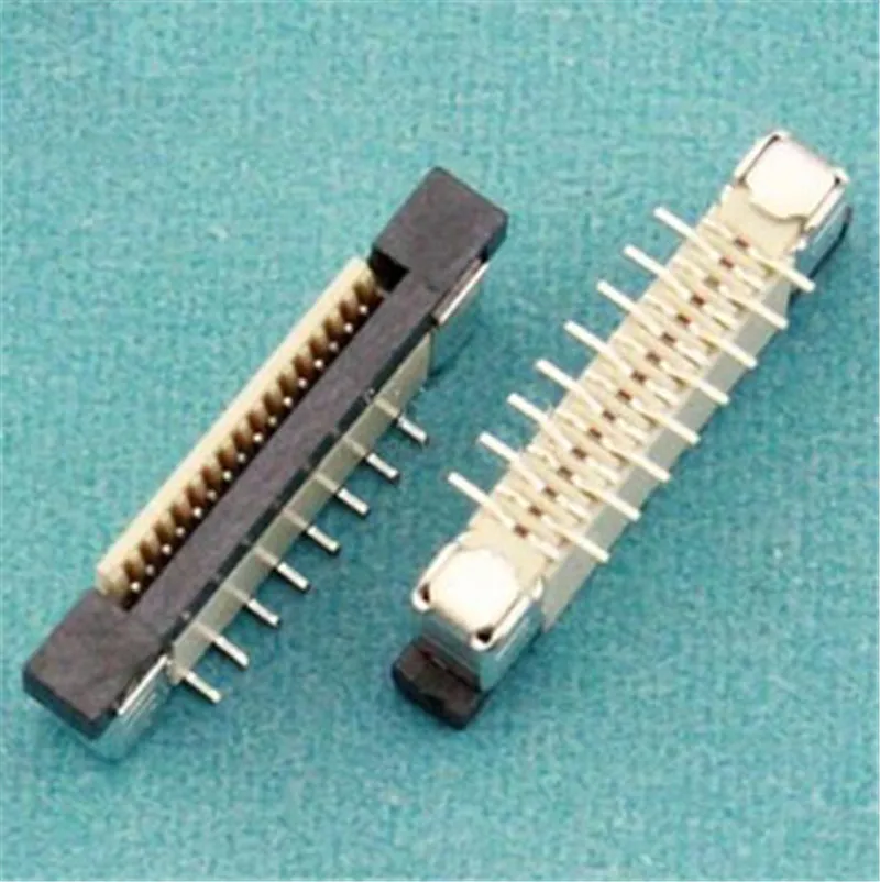 (100Pcs/lot) 0.5mm 16P Vertical Type FFC FPC Socket 0.5mm Pitch 16Pin
