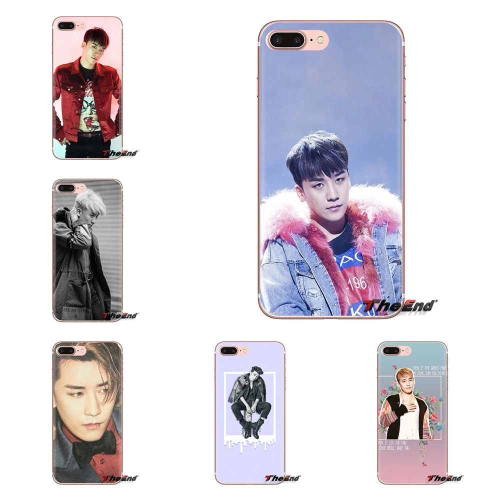 For Xiaomi Mi3 Samsung A10 A30 A40 A50 A60 A70 Galaxy S2 Note 2 Grand Core Prime kpop bigbang SEUNGRI Transparent TPU Skin Cover |