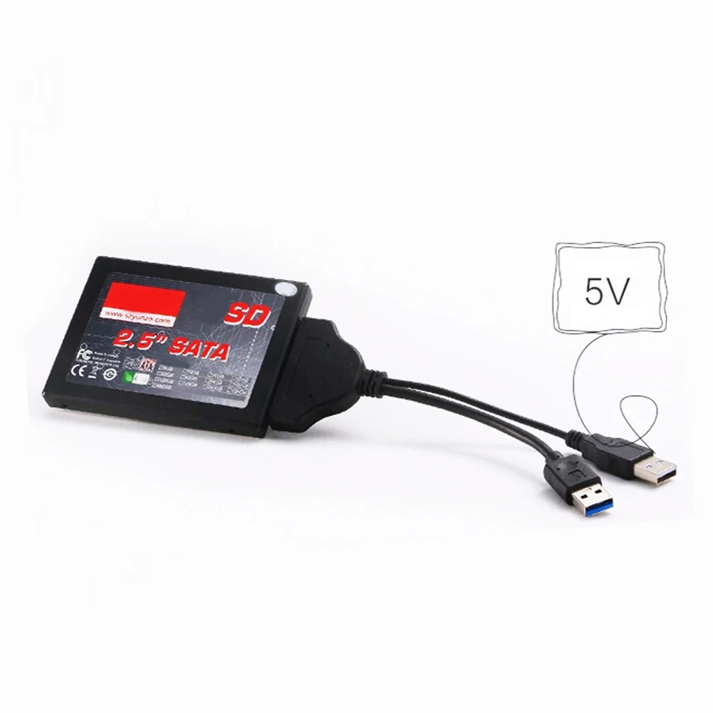 USB 3 0 Male to SATA 22Pin Female Cable Adapter для 2 5 &quotSATA жесткого диска HDD Высокоскоростной шнур