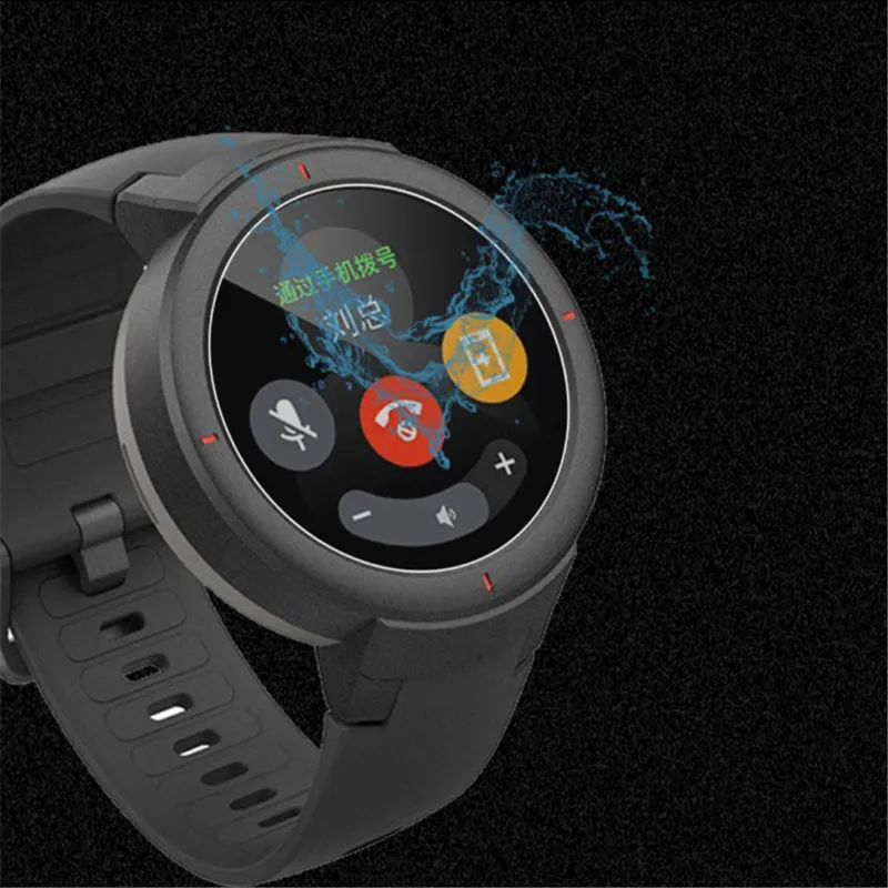 YUEDAER 2 шт Взрывозащищенная пленка для Xiaomi Huami Amazfit Verge английская версия защита экрана нано мягкое не закаленное стекло