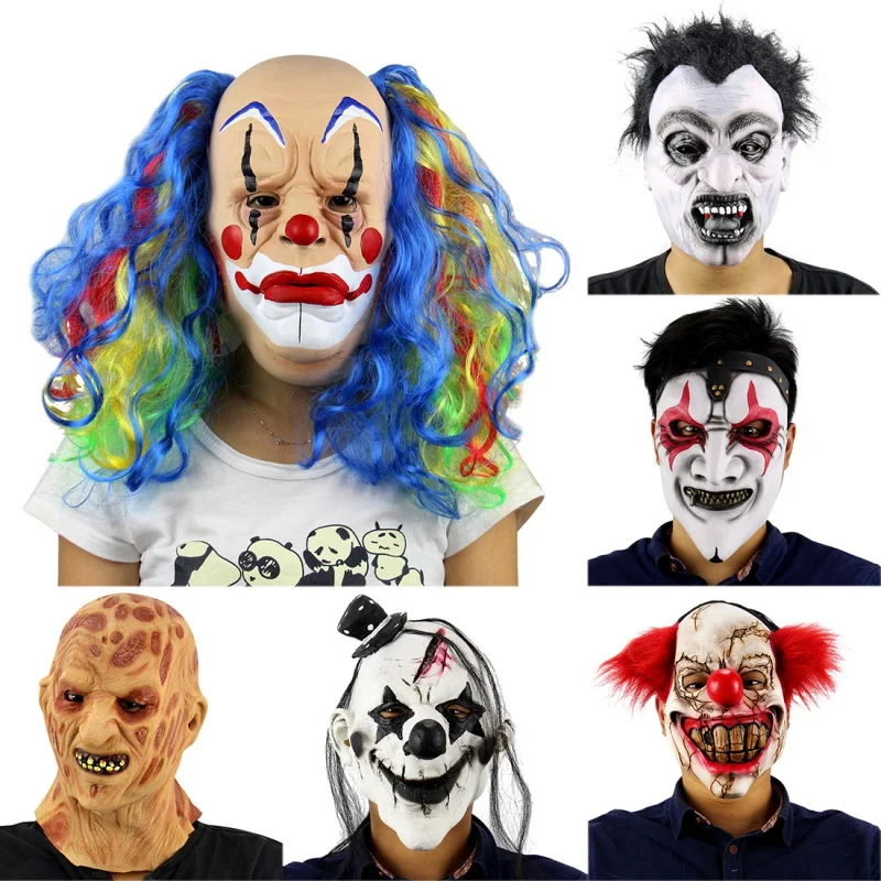 

Cycling mask natural environmental latex mask Halloween horror Mask rubber band bycycle outdoor riding equipment 8
