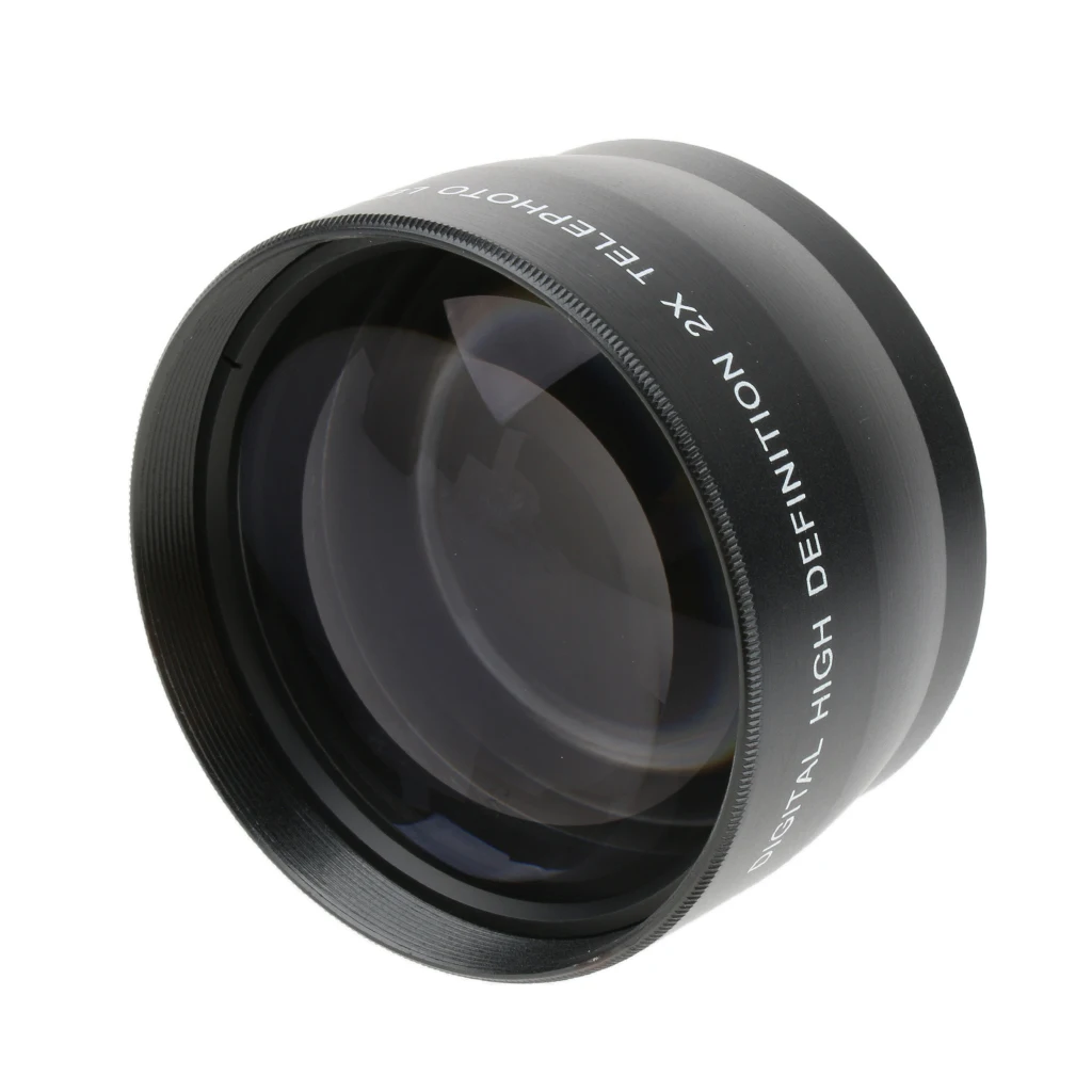 55mm 2x Telephoto Lens For Canon Nikon Sony Minolta Pansonic Olympus Pentax Digital SLR Camera