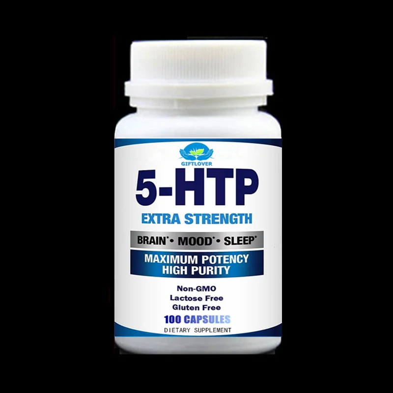 

100pcs/bottle 5-HTP,Enhance Your Mood,Sleep,Relaxation,Calm,Appetite Control;Supplement For Anti Stress Support & Anxiety Relief