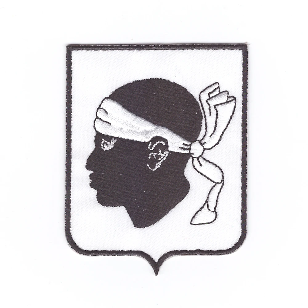 

Free Corsica badge Embroidered iron on patch