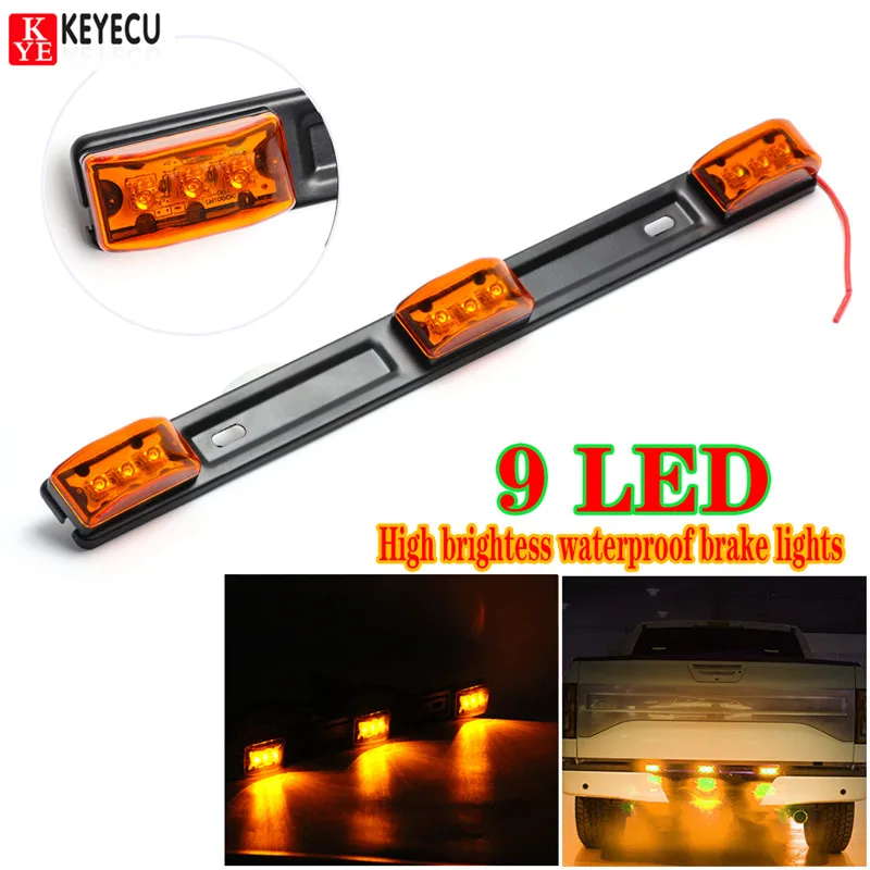 Keyecu Янтарный 12V Светодиодный светильник для буксировщика светодиодный