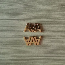 Kundenspezifische (2000 teile/los) gepäck galvanisieren überzug Metall kupfer Label/Abzeichen mit marke logo für Kleidungsstück, schuhe, taschen