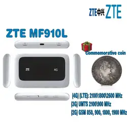 ZTE mf910l 4 г LTE Wi-Fi Беспроводной карман роутер модем с Бесплатная случайно подарок