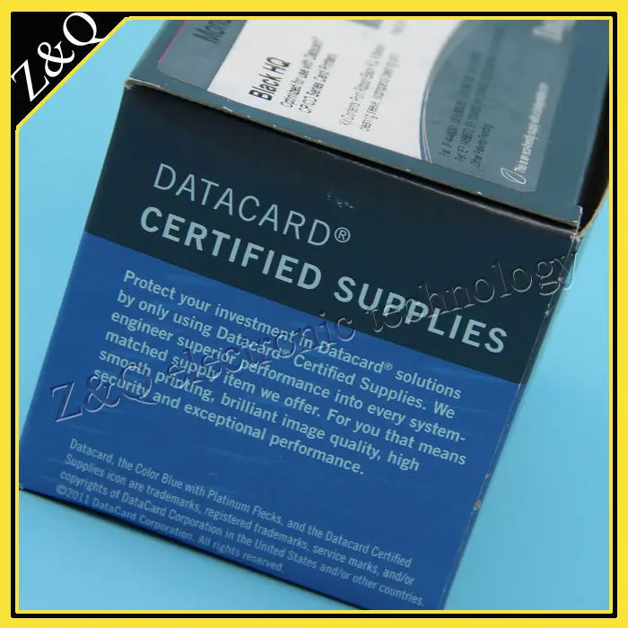 Datacard CD800 printer black ribbon 533000 053 also work on CP80/CP60