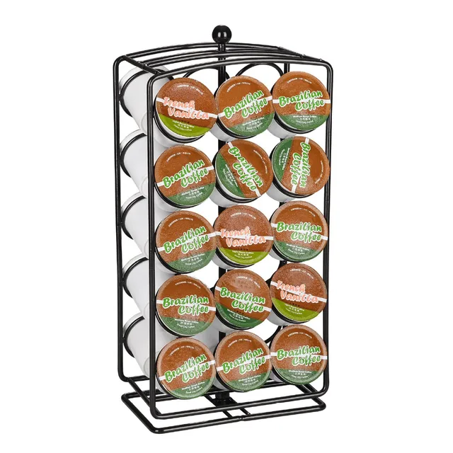 Best Price 30Pcs Coffee Capsules Pod Holder Stand Metal Dispenser Organizer Kitchen Accessories Rotating Rack For Dolce Gusto/K-cup Best Price 30Pcs Coffee Capsules Pod Holder Stand Metal Dispenser Organizer Kitchen Accessories Rotating Rack For Dolce Gusto/K-cup