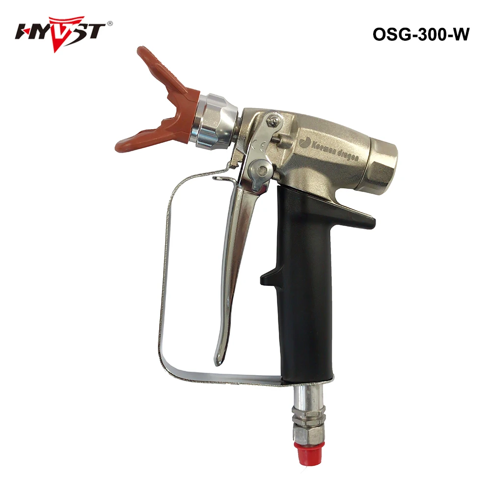 High pressure Heavy Duty spray Gun spray Gun Contractor 4 finger 300bar