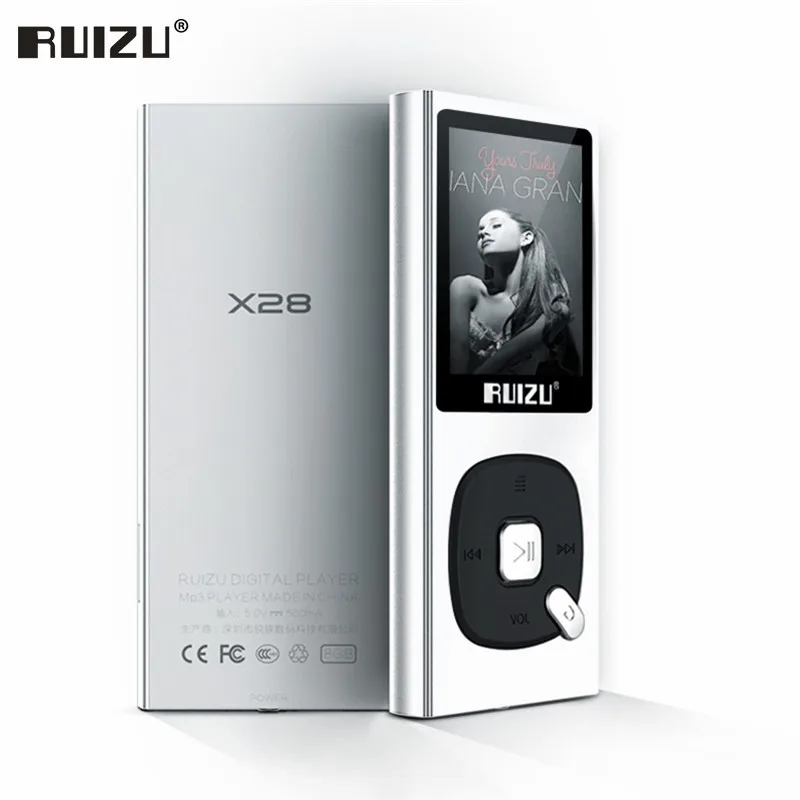 

RUIZU X28 mp3 multi-function Mp3 player 8Gb storage 1.8-inch screen play 80h high quality video Fm radio e-book music MP3 player