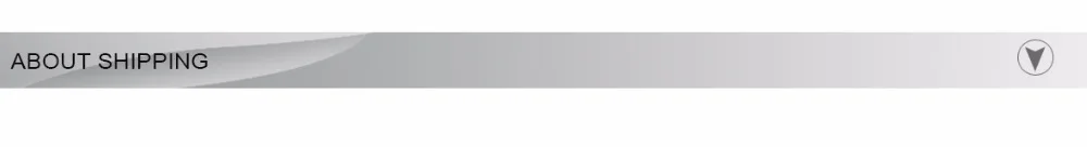 ABOUT SHIPPING