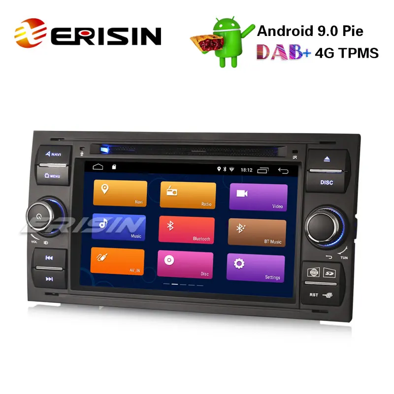 Excellent Erisin ES2931FB 7" DAB+ Android 9.0 Car Stereo GPS Sat Nav 4G for Ford Focus Transit S/C-Max Kuga Galaxy 2 Excellent Erisin ES2931FB 7" DAB+ Android 9.0 Car Stereo GPS Sat Nav 4G for Ford Focus Transit S/C-Max Kuga Galaxy 2