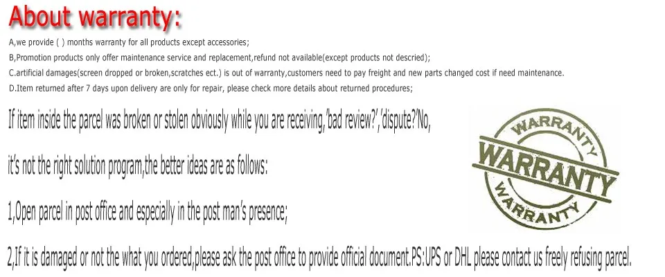 about warranty