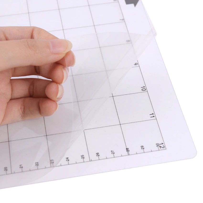 

Replacement Cutting Mat Transparent Adhesive Mat With Measuring Grid 12 X 12 Inch Cutting Mat For Silhouette Plotter Machine
