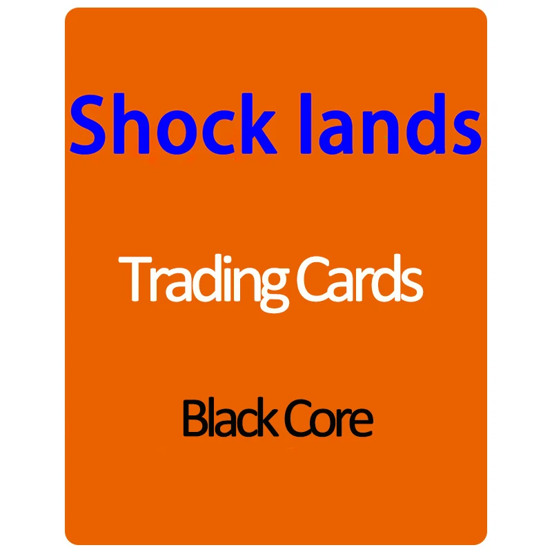 Fetch Land, Shock Land, Dual Land торговые карты, Black Core magical Proxy торговые карты, lion Рекомендуемые настольные игры палубные карты