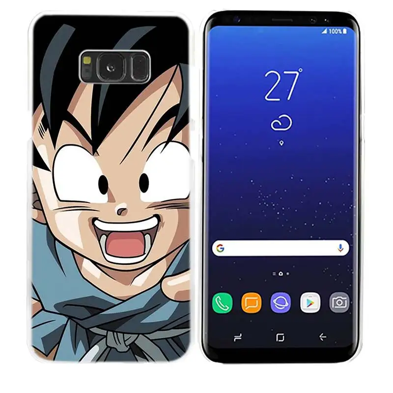 04 Аниме чехол для samsung Galaxy Note 8 9 M30 M20 M10 S10 S9 S8 плюс S7 S6 Край жесткий пластиковый чехол для телефона чехол с рисунком из аниме «Драконий жемчуг зет» - Цвет: 04