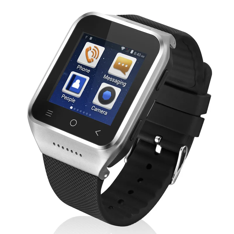  Smart Watch Android 4.4 OS Wifi GPS Men Wristwatch Support SIM Card 3G WCDMA GSM Free Install Andro
