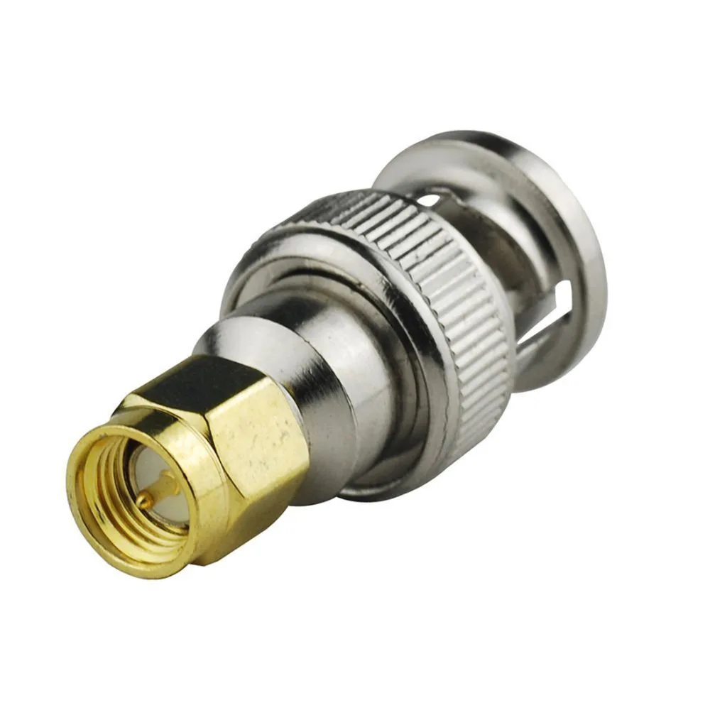 RF Adapter BNC Male to SMA Male RF Coaxial Adapter SMA Male Plug to BNC