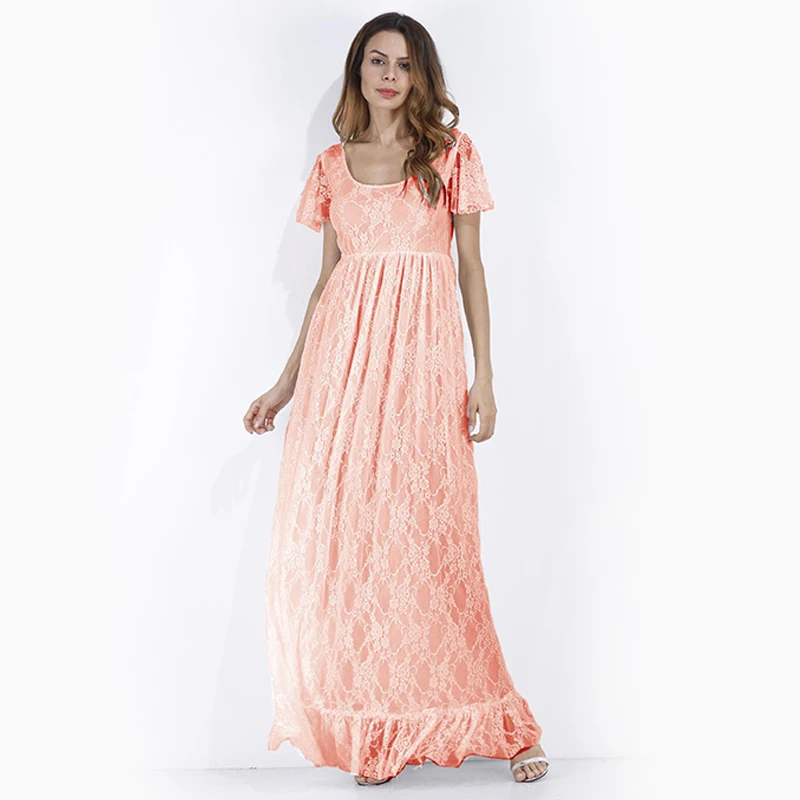 Women Dress Maternity Photography Props Lace Pregnancy Clothes Maternity Dresses for Pregnant Photo Shoot Cloth Plus 2019 New
