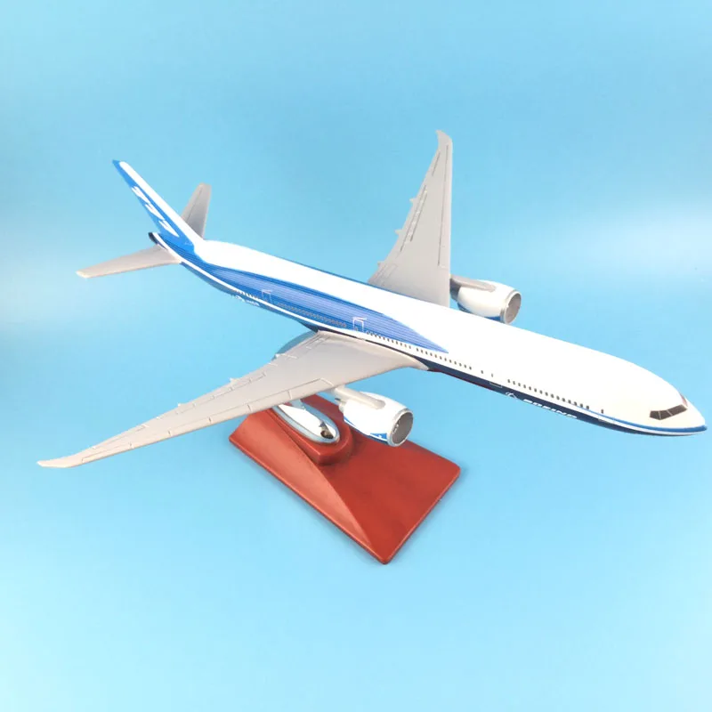 31 см Боинг ливери 777 металлическая основа Смола Модель самолета Игрушечная модель самолета самолет подарок на день рождения