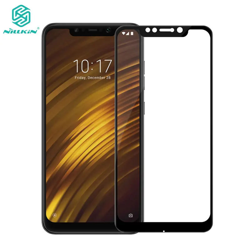 Pocophone F1 стекло Nillkin CP+ 2.5D Полное покрытие экрана протектор для Xiaomi Pocophone F1 закаленное стекло