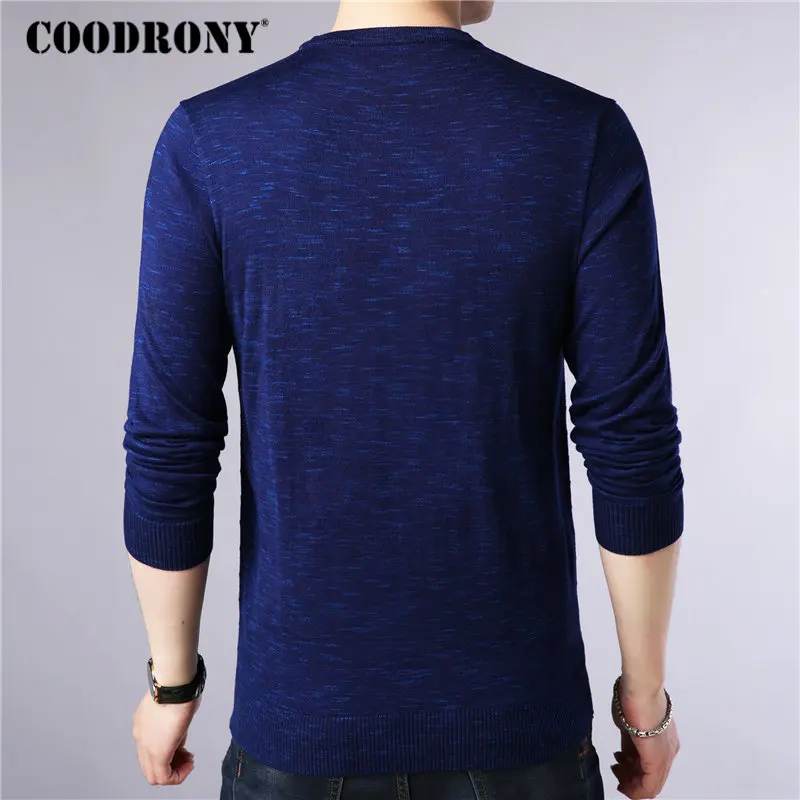 COODRONY Brand Sweater Men Autumn Winter Cashmere Wool Sweaters Streetwear Fashion O-Neck Pullover Men Knitwear Pull Homme 91068