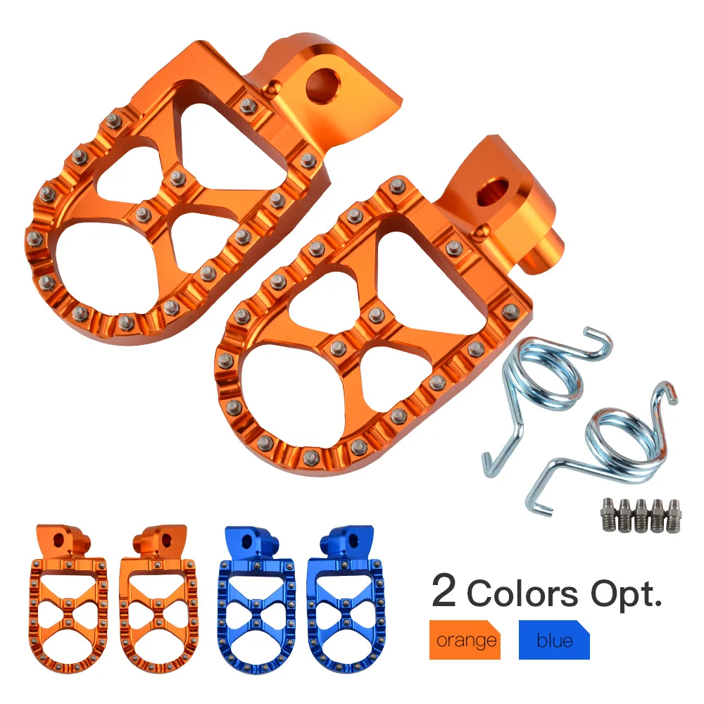 MX подножки педали подножки для KTM SX SXF XCW EXCF 65 85 125 150 200 250 300 350 400 450 500 525 530