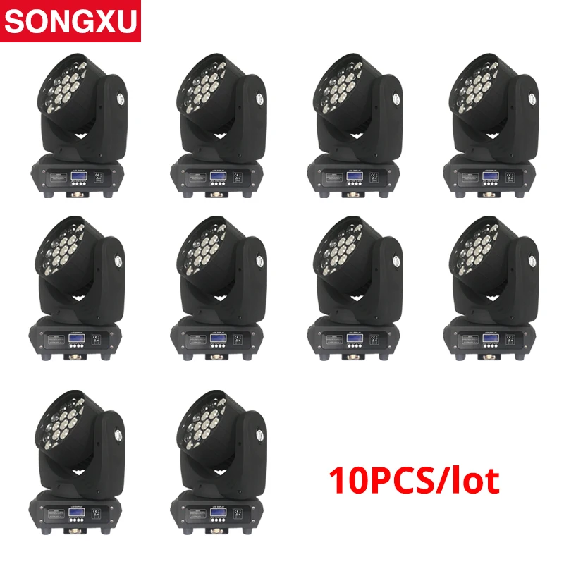 19x12 Вт стирка/зум Led RGBW 4in1 движущихся головного света с 16 DMX Каналы для