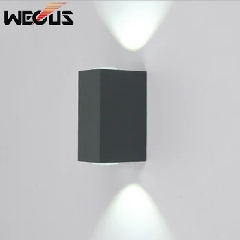 

Personality led two heads wall lamp outdoor decorative lighting garden balcony hotel aisle coffee restaurant hotel villa